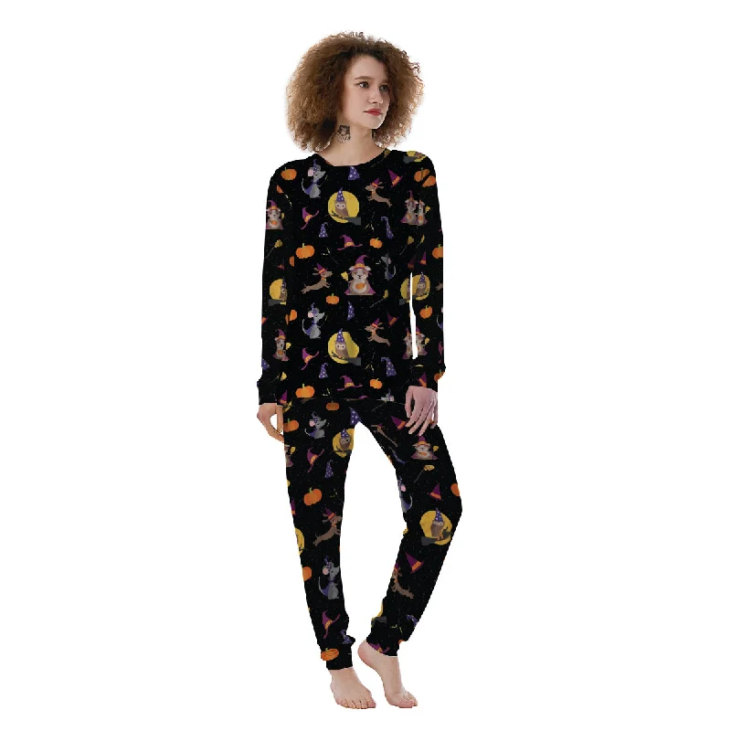 Wizard Animal Print Pattern Women's Pajamas Expensive pajama sets