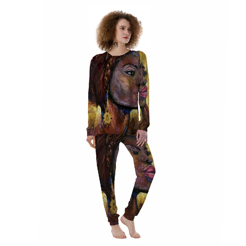 Woman African Print Women's Pajamas Loungewear pajama sets