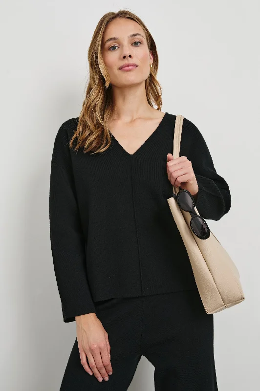 HOLLYN SWEATER - BLACK Best sweaters for work