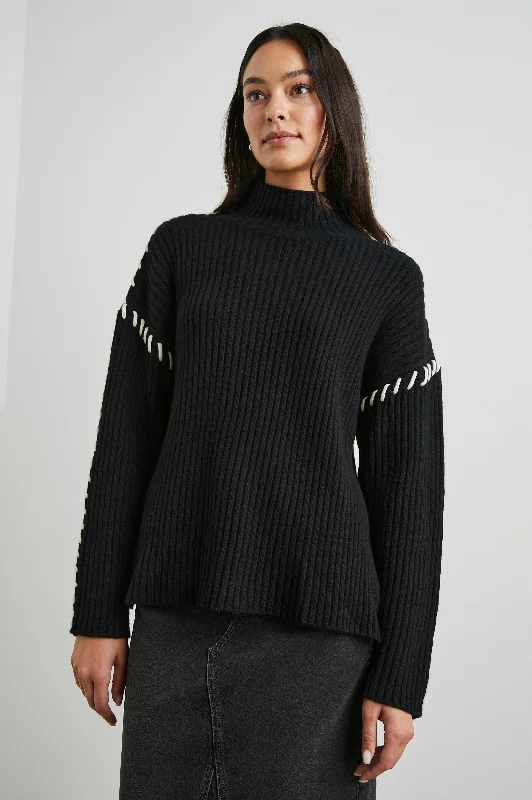 LIAM SWEATER - BLACK Trendy oversized sweaters