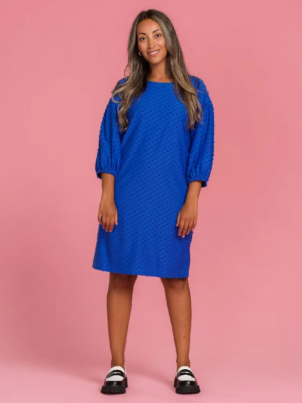 Nancy Dress Dazzling Blue Dot Spring mini dresses