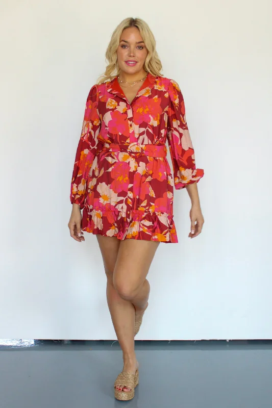 Inner Fire Floral Mini Dress Best mini dresses for casual wear