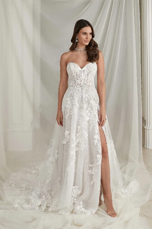 Justin Alexander 88282 - Size 6 Illusion Neckline Gown