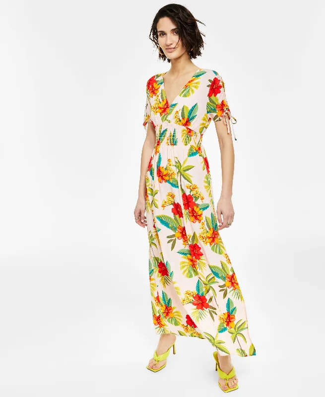 Bar III Womens Floral Maxi Dress Vintage maxi dresses