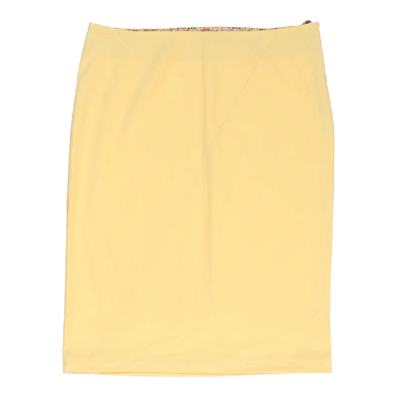 Fendi Skirt - 30W UK 10 Yellow Cotton Denim unclassified skirts