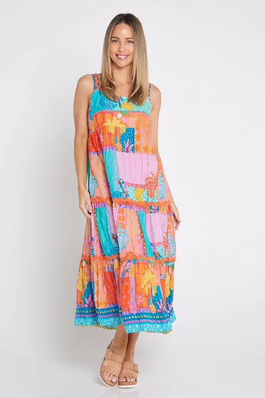 Luna Cotton Maxi Dress - Candy Best maxi dresses for elegant looks