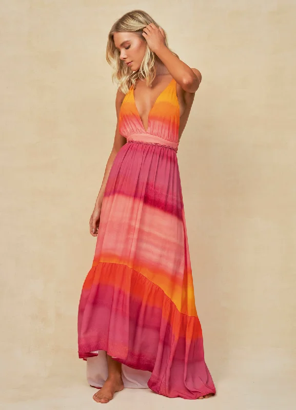 Maaji Sunrise Dye Moon Bay Long Dress Cheap maxi dresses