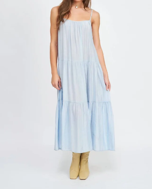 Serenity Maxi Dress in Blue Fashion Nova maxi dresses