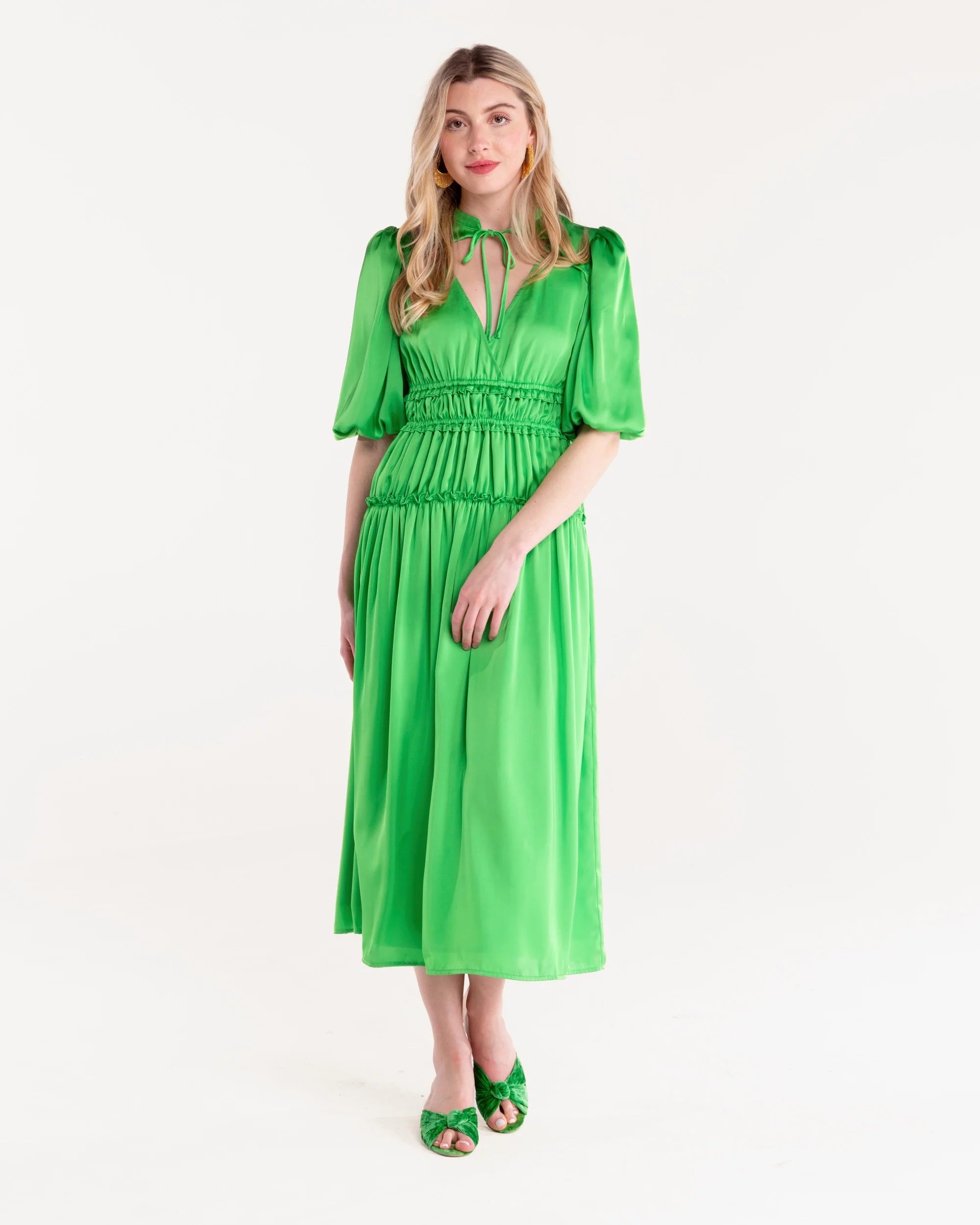 Alden Adair Shelbi Dress - Lime Bodycon unclassified dresses