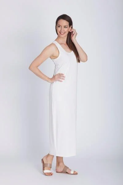 Bamboo Basic - White 25168 -s Minimalist unclassified dresses