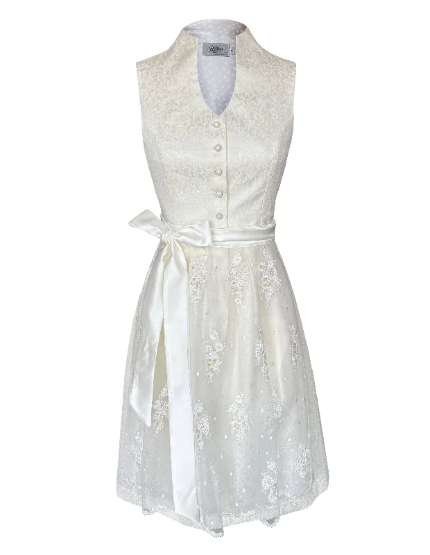 Bridal Dirndl with High Collar Neckline: MADE-TO-ORDER Minimalist unclassified dresses