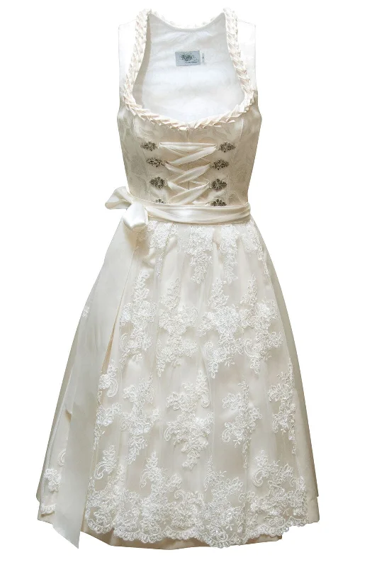 Bridal Dirndl with Semi-Sweetheart Neckline: MADE-TO-ORDER Stretchy unclassified dresses