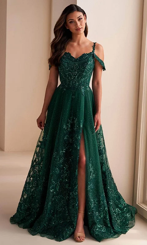 Ellie Wilde EW36220 - Sweetheart Glitter Embroidered Prom Gown Short unclassified dresses