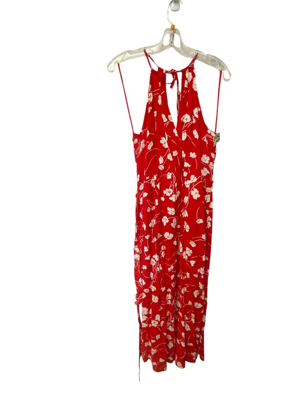 Jumpsuit By Maeve In Red, Size: 6 Popular unclassified dresses