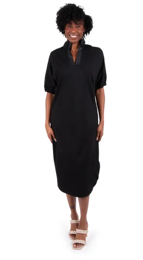 Poppy Caftan - Black Ponte Fall unclassified dresses