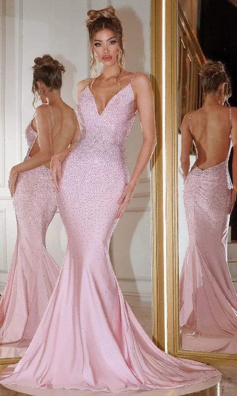 Portia and Scarlett - PS22804 Beaded Bod Open Back Trumpet Dress Festival unclassified dresses