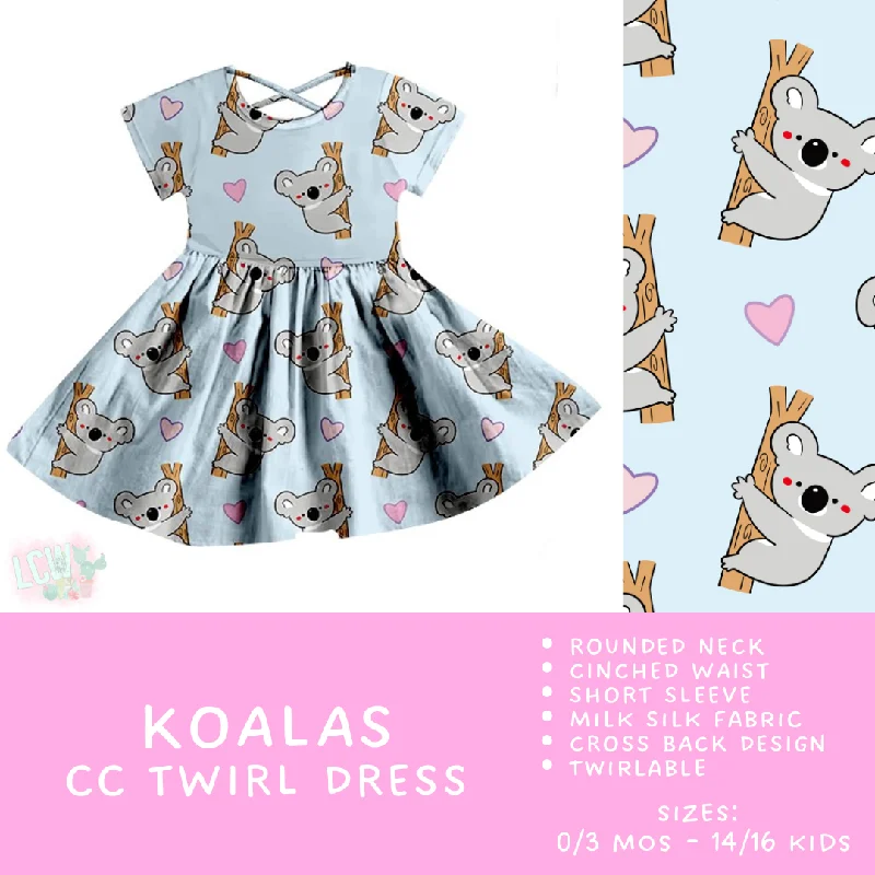 Ready To Ship - Criss Cross Twirl Dresses - Koalas Kids Twirl Criss Cross Dress Stylish unclassified dresses