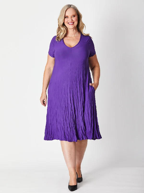 Stella Dress - Purple 19767- S Cotton unclassified dresses