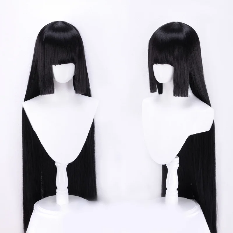 Black long straight cosplay wig yv30245 Maxi Skirt Trend