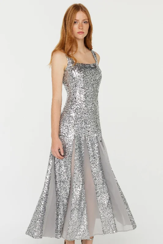 Viv Sequin Dress Sexy Sequin Gown