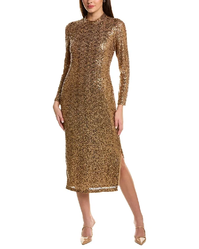 Anne Klein Sequin Midi Dress Wrap Midi Skirt